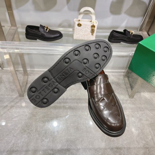 Replica Bottega Veneta BV Leather Shoes For Men #1230518 $150.00 USD for Wholesale