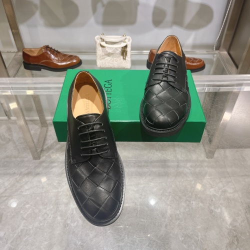 Replica Bottega Veneta BV Leather Shoes For Men #1230521 $150.00 USD for Wholesale