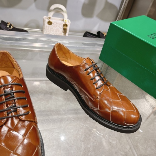 Replica Bottega Veneta BV Leather Shoes For Men #1230522 $150.00 USD for Wholesale