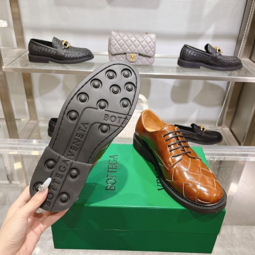 Replica Bottega Veneta BV Leather Shoes For Men #1230522 $150.00 USD for Wholesale