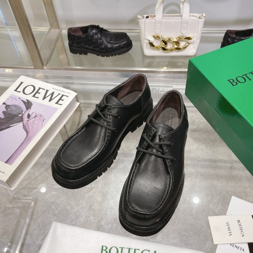 Replica Bottega Veneta BV Leather Shoes For Men #1230527 $150.00 USD for Wholesale