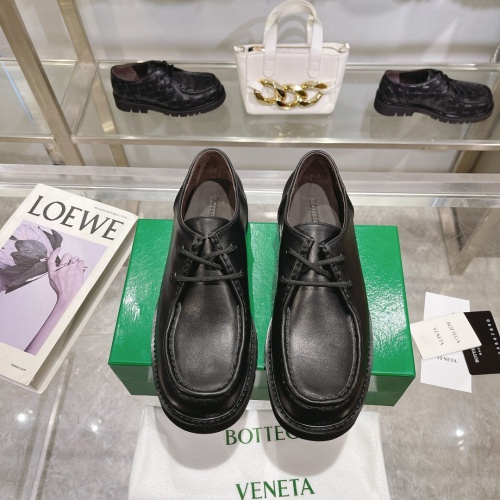 Replica Bottega Veneta BV Leather Shoes For Men #1230527 $150.00 USD for Wholesale