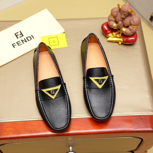 Fendi Leather Shoes For Men #1230555 $68.00 USD, Wholesale Replica Fendi Leather Shoes