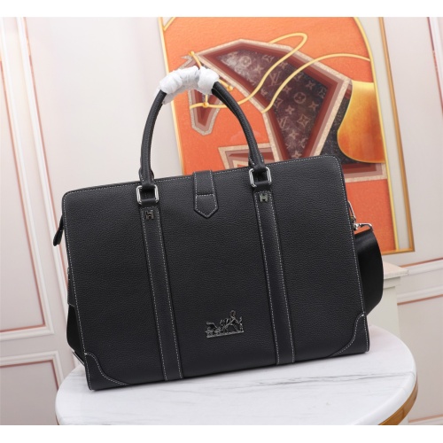 Replica Hermes AAA Man Handbags #1230557 $162.00 USD for Wholesale