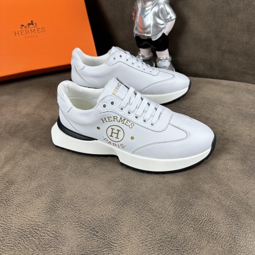 Replica Hermes Casual Shoes For Men #1230641 $80.00 USD for Wholesale