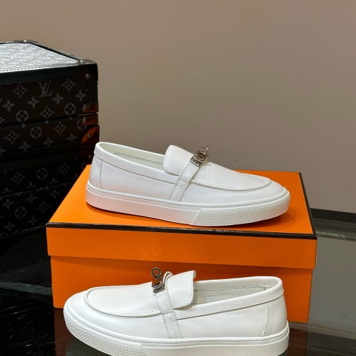 Replica Hermes Casual Shoes For Men #1230643 $72.00 USD for Wholesale