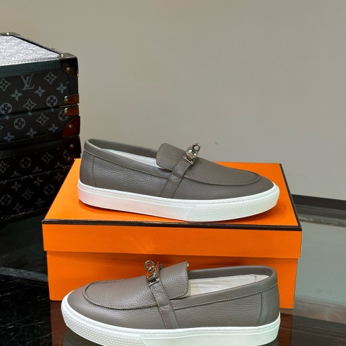 Replica Hermes Casual Shoes For Men #1230645 $72.00 USD for Wholesale