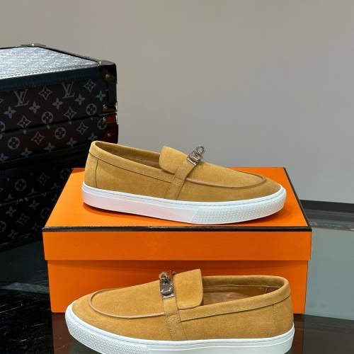 Replica Hermes Casual Shoes For Men #1230648 $72.00 USD for Wholesale