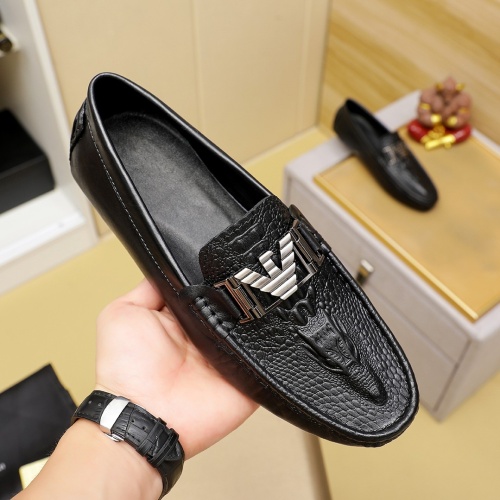 Replica Armani Leather Shoes For Men #1230693 $68.00 USD for Wholesale