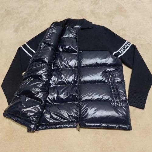 Replica Moncler Down Feather Coat Long Sleeved For Men #1230717 $160.00 USD for Wholesale