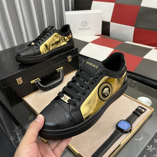 Versace Casual Shoes For Men #1230786 $72.00 USD, Wholesale Replica Versace Casual Shoes