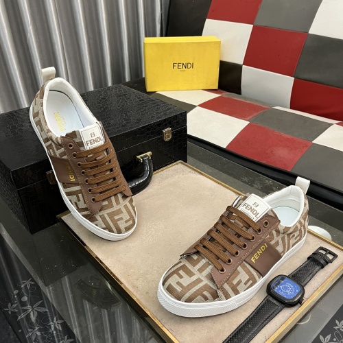 Replica Fendi Casual Shoes For Men #1230787 $72.00 USD for Wholesale