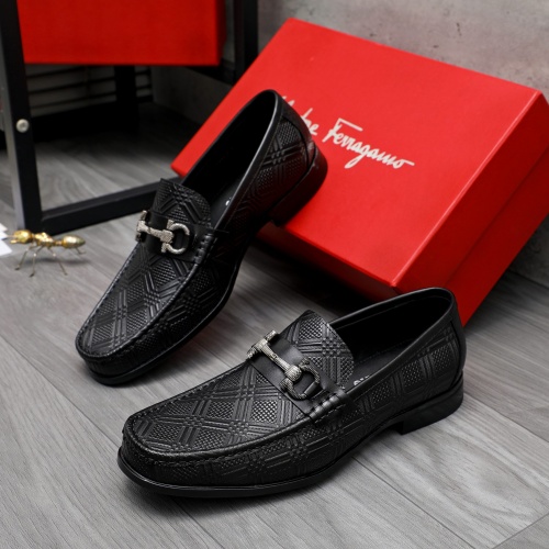 Salvatore Ferragamo Leather Shoes For Men #1230850 $82.00 USD, Wholesale Replica Salvatore Ferragamo Leather Shoes