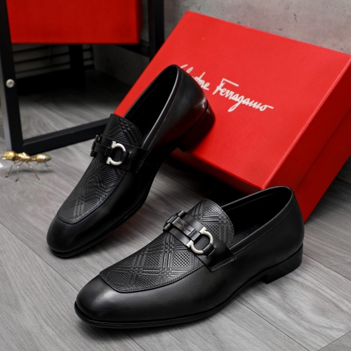 Salvatore Ferragamo Leather Shoes For Men #1230852 $82.00 USD, Wholesale Replica Salvatore Ferragamo Leather Shoes