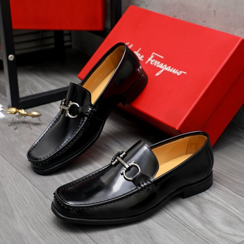 Salvatore Ferragamo Leather Shoes For Men #1230854 $82.00 USD, Wholesale Replica Salvatore Ferragamo Leather Shoes