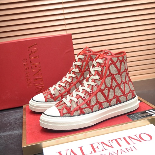 Valentino High Tops Shoes For Men #1231002 $100.00 USD, Wholesale Replica Valentino High Tops Shoes