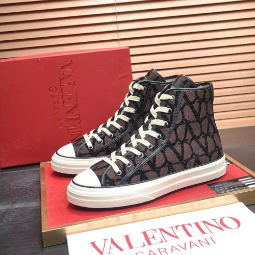 Valentino High Tops Shoes For Men #1231006 $100.00 USD, Wholesale Replica Valentino High Tops Shoes