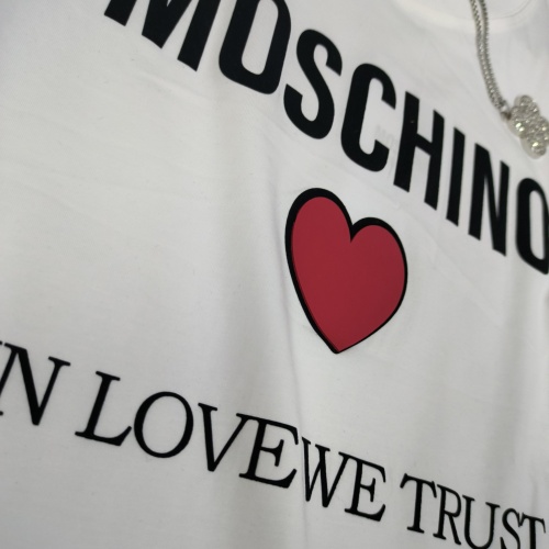 Replica Moschino T-Shirts Short Sleeved For Women #1231017 $32.00 USD for Wholesale