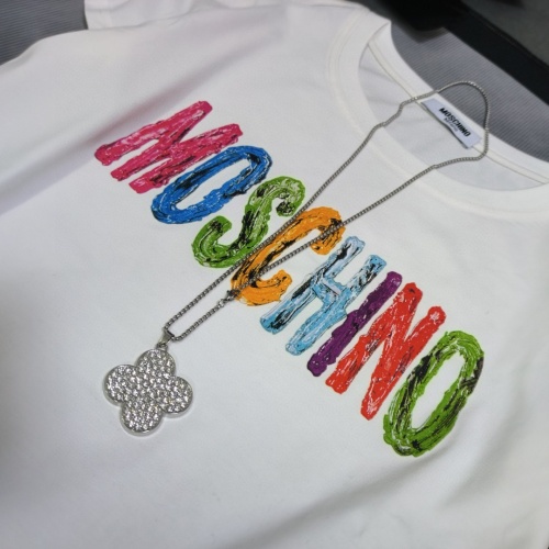 Replica Moschino T-Shirts Short Sleeved For Women #1231029 $32.00 USD for Wholesale