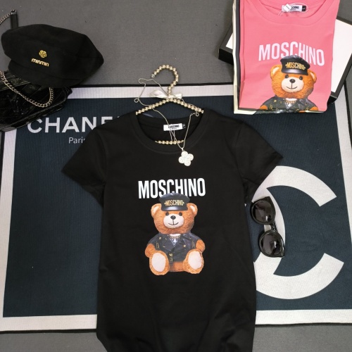 Moschino T-Shirts Short Sleeved For Women #1231036 $32.00 USD, Wholesale Replica Moschino T-Shirts