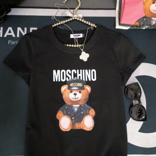 Replica Moschino T-Shirts Short Sleeved For Women #1231036 $32.00 USD for Wholesale