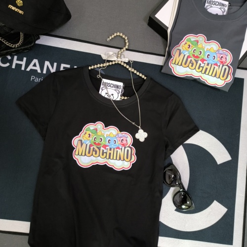 Replica Moschino T-Shirts Short Sleeved For Women #1231039 $32.00 USD for Wholesale