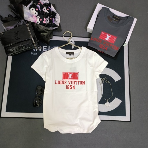 Louis Vuitton LV T-Shirts Short Sleeved For Women #1231040 $32.00 USD, Wholesale Replica Louis Vuitton LV T-Shirts