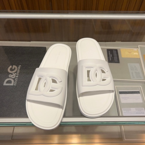 Dolce &amp; Gabbana D&amp;G Slippers For Men #1231120 $48.00 USD, Wholesale Replica Dolce &amp; Gabbana D&amp;G Slippers