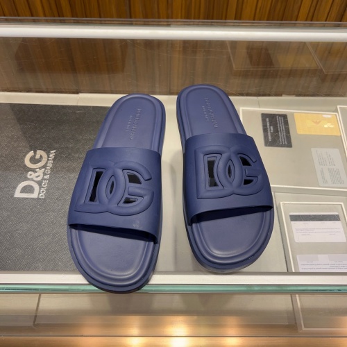 Dolce &amp; Gabbana D&amp;G Slippers For Men #1231121 $48.00 USD, Wholesale Replica Dolce &amp; Gabbana D&amp;G Slippers