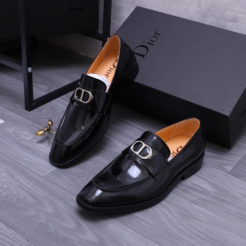 Christian Dior Leather Shoes For Men #1231213 $105.00 USD, Wholesale Replica Christian Dior Leather Shoes