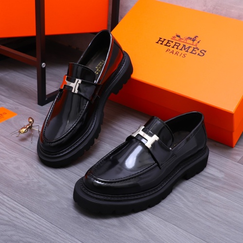 Hermes Leather Shoes For Men #1231225 $118.00 USD, Wholesale Replica Hermes Leather Shoes