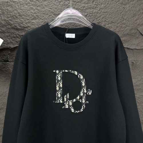 Replica Christian Dior Hoodies Long Sleeved For Unisex #1231350 $52.00 USD for Wholesale