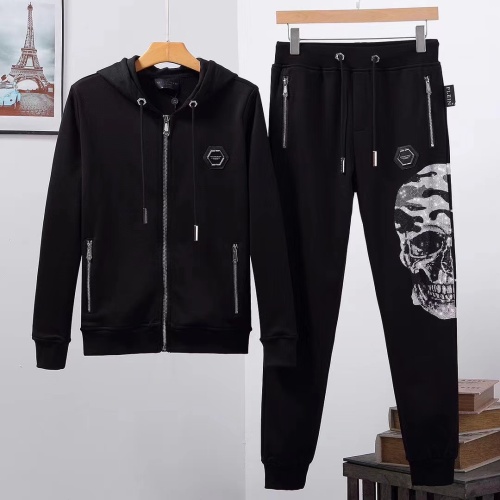 Replica Philipp Plein PP Tracksuits Long Sleeved For Men #1231400 $105.00 USD for Wholesale