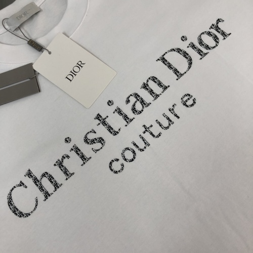 Replica Christian Dior T-Shirts Short Sleeved For Unisex #1231570 $40.00 USD for Wholesale