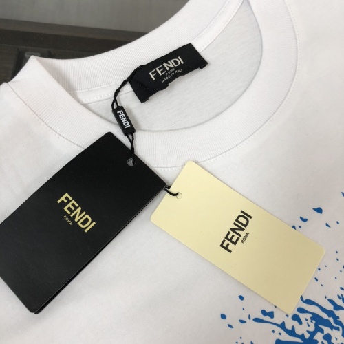 Replica Fendi T-Shirts Short Sleeved For Unisex #1231579 $40.00 USD for Wholesale