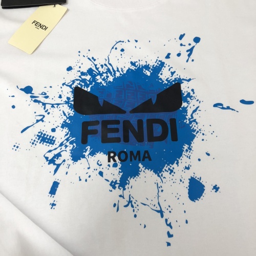 Replica Fendi T-Shirts Short Sleeved For Unisex #1231579 $40.00 USD for Wholesale