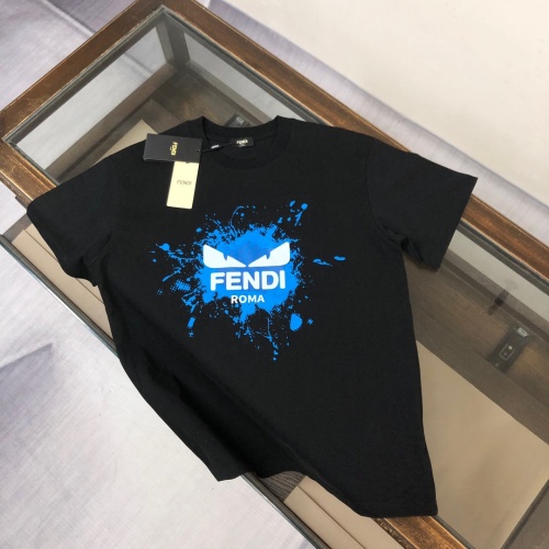 Fendi T-Shirts Short Sleeved For Unisex #1231580 $40.00 USD, Wholesale Replica Fendi T-Shirts