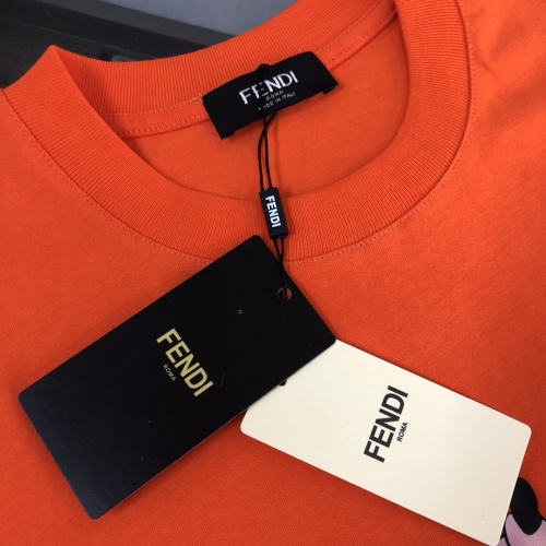 Replica Fendi T-Shirts Short Sleeved For Unisex #1231584 $40.00 USD for Wholesale