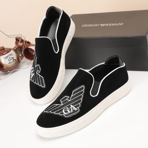 Armani Casual Shoes For Men #1231592 $68.00 USD, Wholesale Replica Armani Casual Shoes