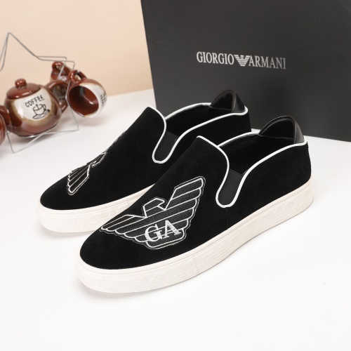 Replica Armani Casual Shoes For Men #1231592 $68.00 USD for Wholesale