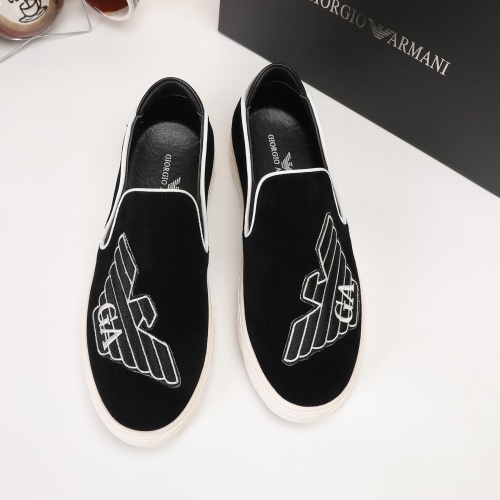 Replica Armani Casual Shoes For Men #1231592 $68.00 USD for Wholesale