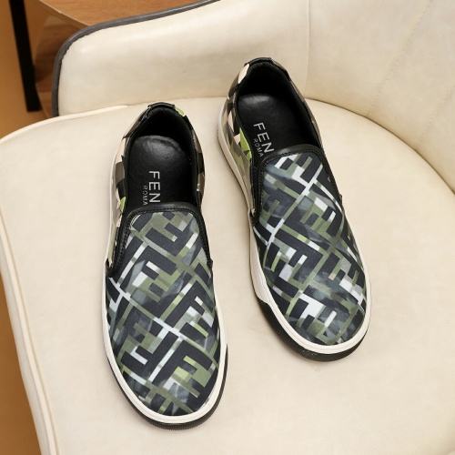 Replica Fendi Casual Shoes For Men #1231603 $64.00 USD for Wholesale