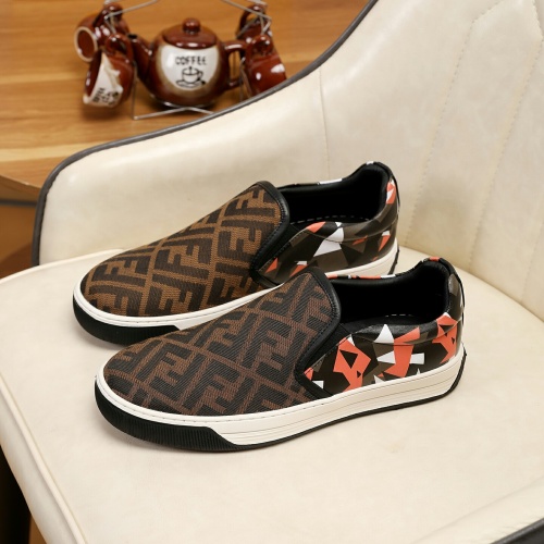 Replica Fendi Casual Shoes For Men #1231606 $64.00 USD for Wholesale