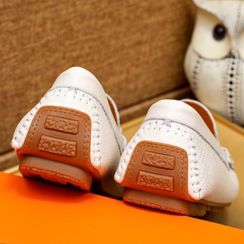 Replica Hermes Leather Shoes For Men #1231628 $68.00 USD for Wholesale