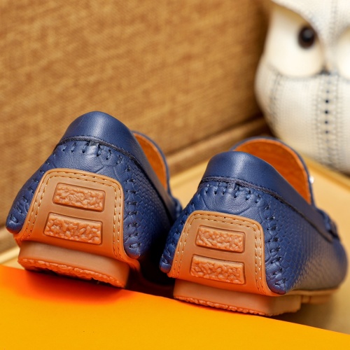 Replica Hermes Leather Shoes For Men #1231633 $68.00 USD for Wholesale