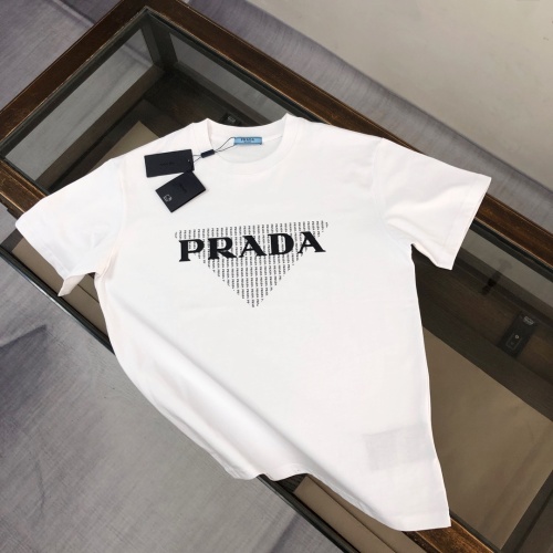 Prada T-Shirts Short Sleeved For Unisex #1231661 $40.00 USD, Wholesale Replica Prada T-Shirts