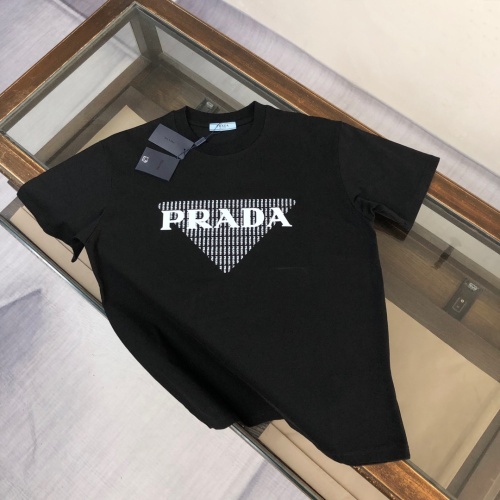 Prada T-Shirts Short Sleeved For Unisex #1231662 $40.00 USD, Wholesale Replica Prada T-Shirts