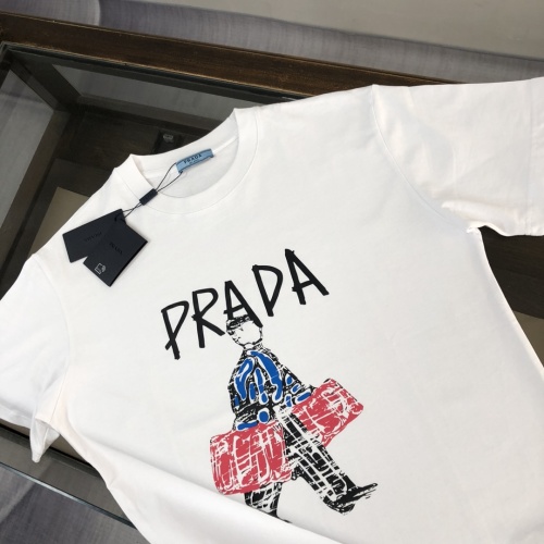 Replica Prada T-Shirts Short Sleeved For Unisex #1231664 $40.00 USD for Wholesale