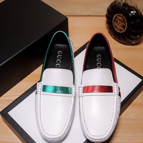 Replica Gucci Oxfords Shoes For Men #1231678 $72.00 USD for Wholesale