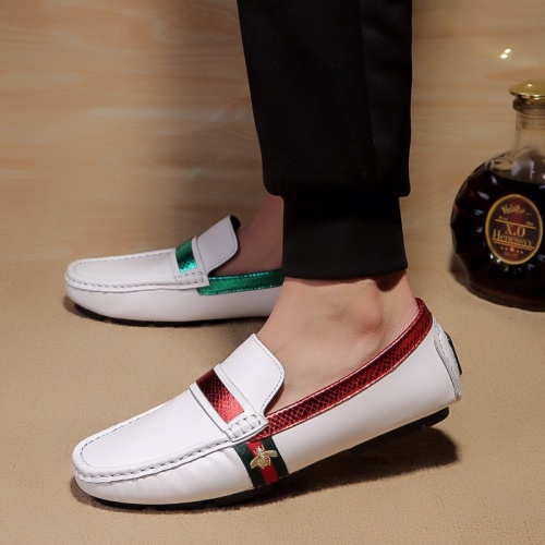 Replica Gucci Oxfords Shoes For Men #1231678 $72.00 USD for Wholesale